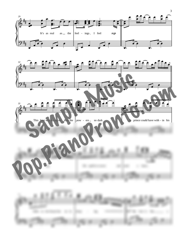 Storybook Love (from "The Princess Bride") (Advanced Piano) By Mark